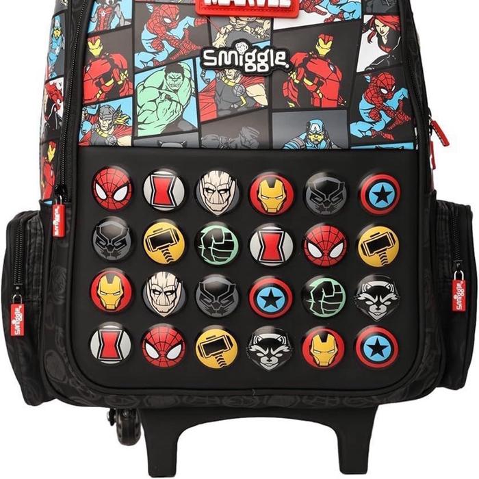 Smiggle Tas Troly Original Anak Cowok Karakter Marvel SD Limited dengan Desain Menarik dan Kualitas 
