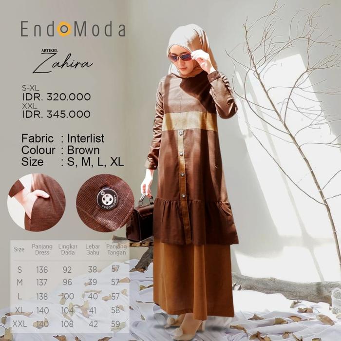 GAMIS DEWASA ZAHIRA BY ENDOMODA