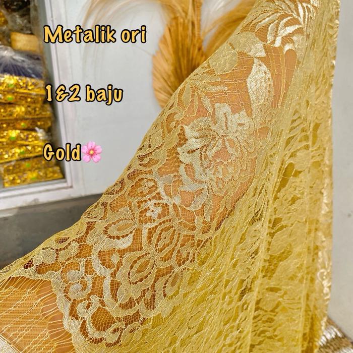 Kain kebaya metalik ori/kain kebaya bali