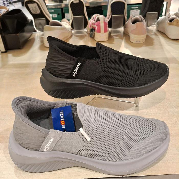 Rohde new sepatu slip on wanita ringan empuk & ori size 36-41