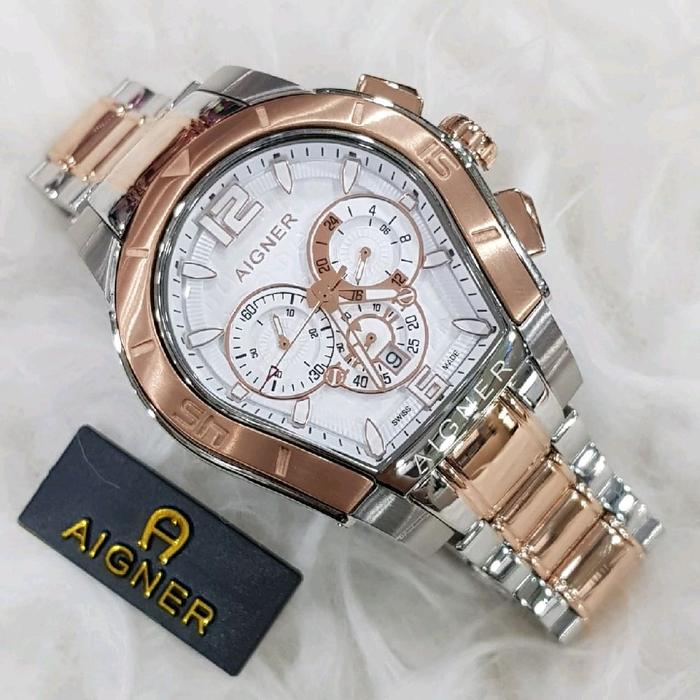 Aigner Jam Tangan A58500 Mesin Jepang Dalam Kotak Original Aigner Elegan Dan Mewah