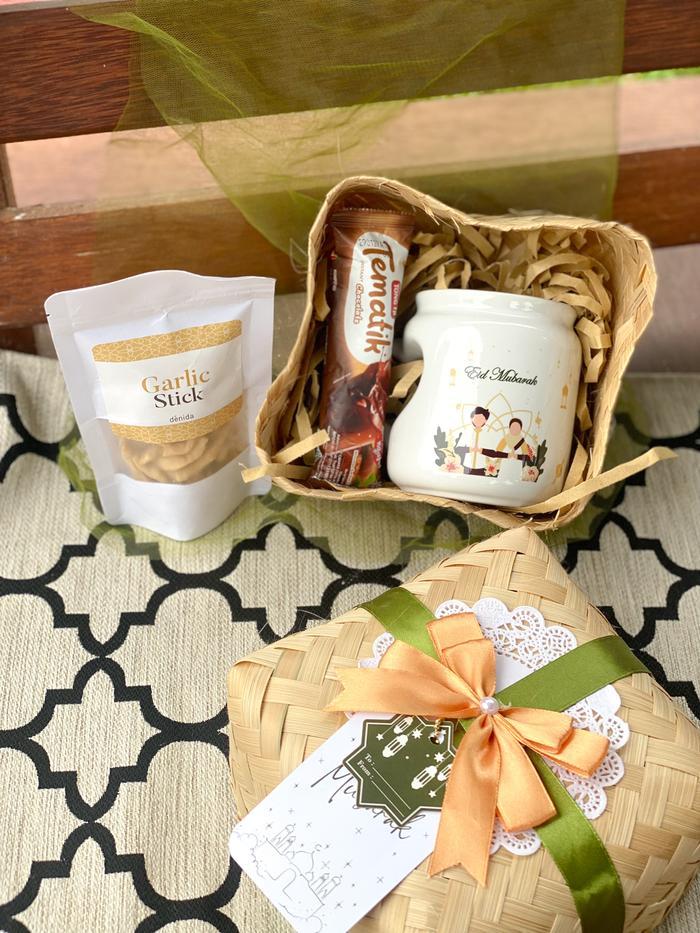 Denida Hampers Lebaran | Souvenir Ramadhan | Parcel Lebaran Unik | Aesthetic Bamboo Handcraft | Bese