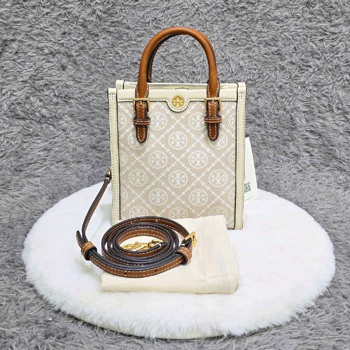 (100% ORI) TB MONOGRAM MINI N/S TOTE (BUTIK)