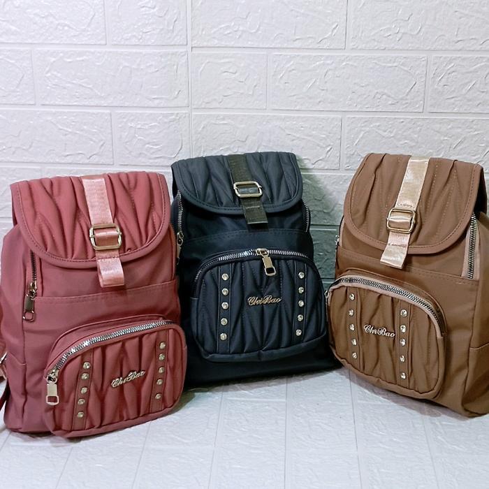 TAS RANSEL WANITA, TAS GENDONG WANITA MERK CHIBAO
