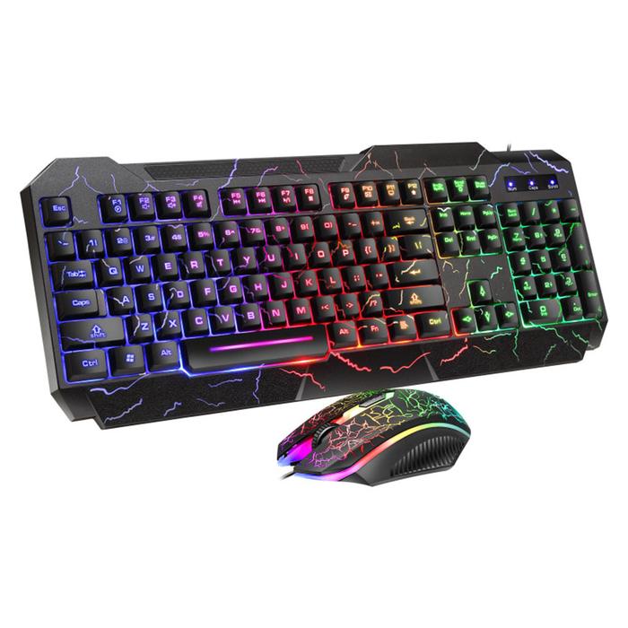 Gaming Keyboard Mouse Combo USB Wired Keybord Gamer Kit Waterproof
