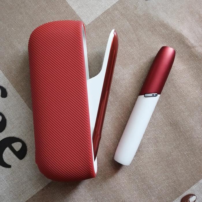 3 in 1 Cover For IQOS 3.0 Top Cap High Quality Non Slip Silicone Case