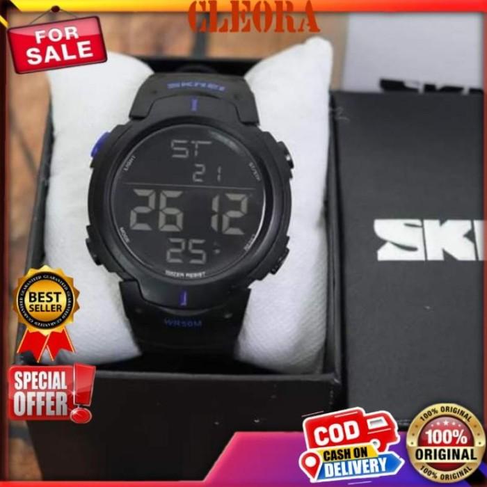 Jam Tangan Pria SKMEI Smartwatch Sport Original Digital Bluetooth Jm Arloji Tahan Anti Air Anak Muda