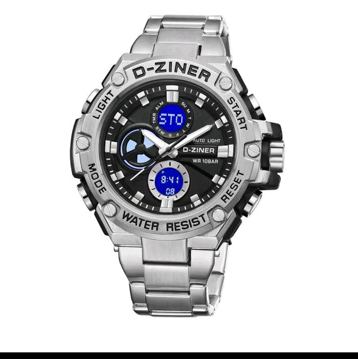 Premium Jam Tangan 8347 Rantai Stainless Steel Dziner Original