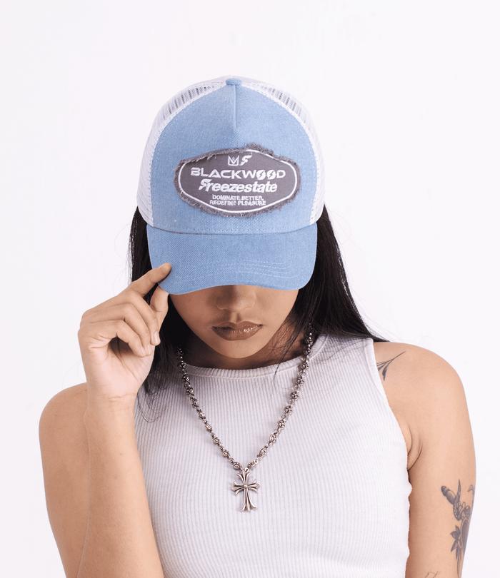 TRUCKER HAT FREEZESTATE X BLACKWOOD