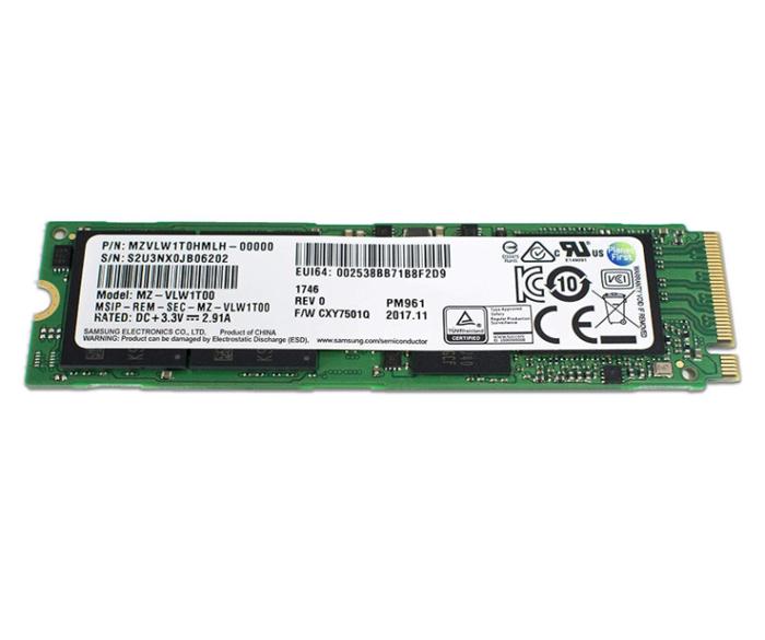 Samsung 128GB SSD PM961 M.2 2280 Solid State Drive PCIe Gen3 x4 SSD