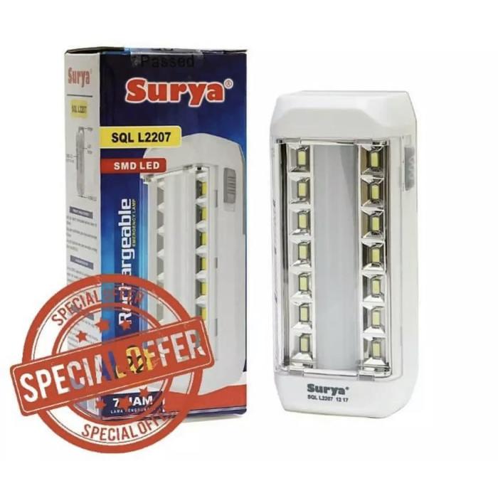 Surya Lampu Emergency SQL L2207 SMD Led Light LED - Putih