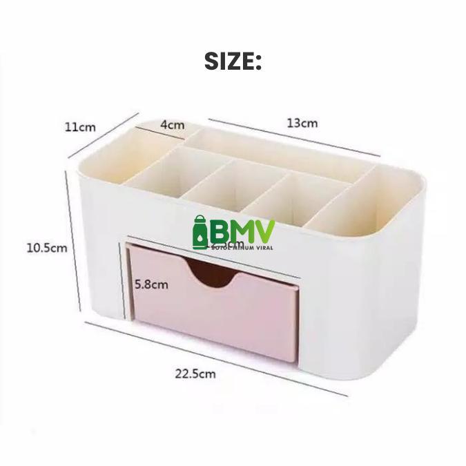 Laci Rak Kosmetik Make Up ATK Plastik Mini Kotak Box Serbaguna Murah