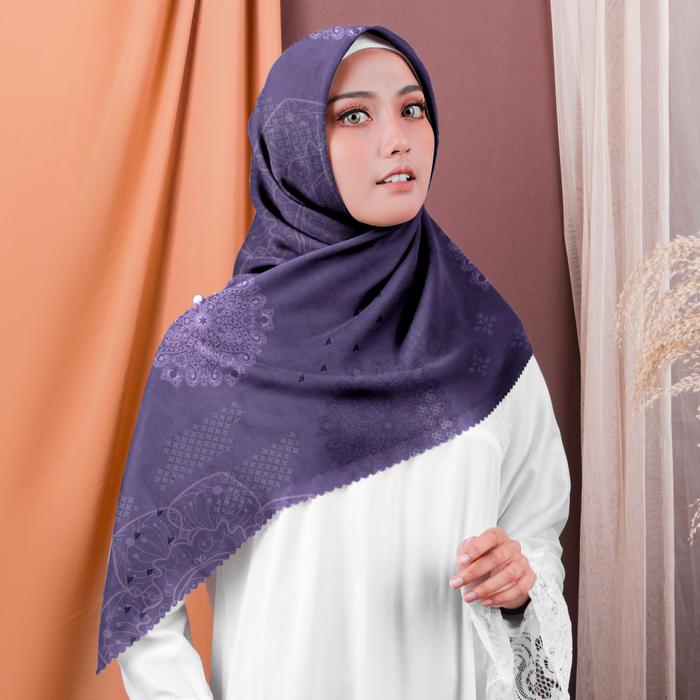 HIJAB MOTIF RAUDHAH SERIES DESIGN C.115.023.A | CALDERA SIGNATURE HIJAB PRINTING