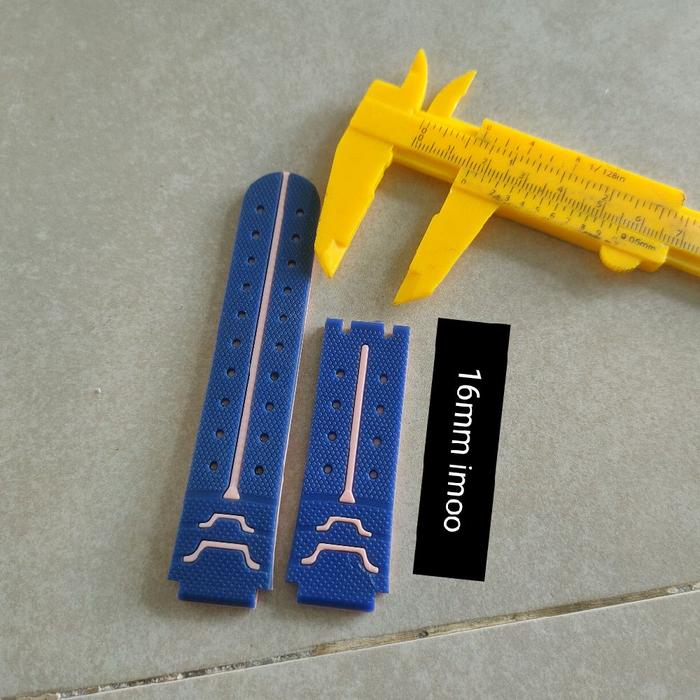 strap rubber jam tangan imoo 16mm second