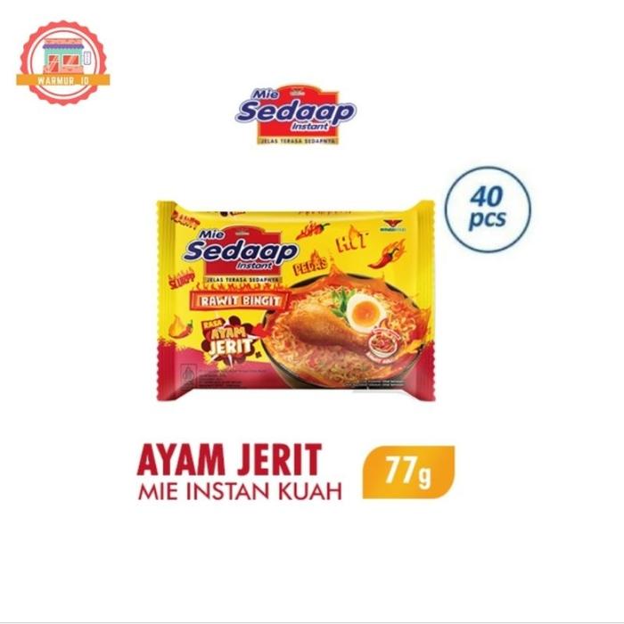 Sedaap Mie Rawit Bingit Ayam Jerit 1 dus isi 40 pcs