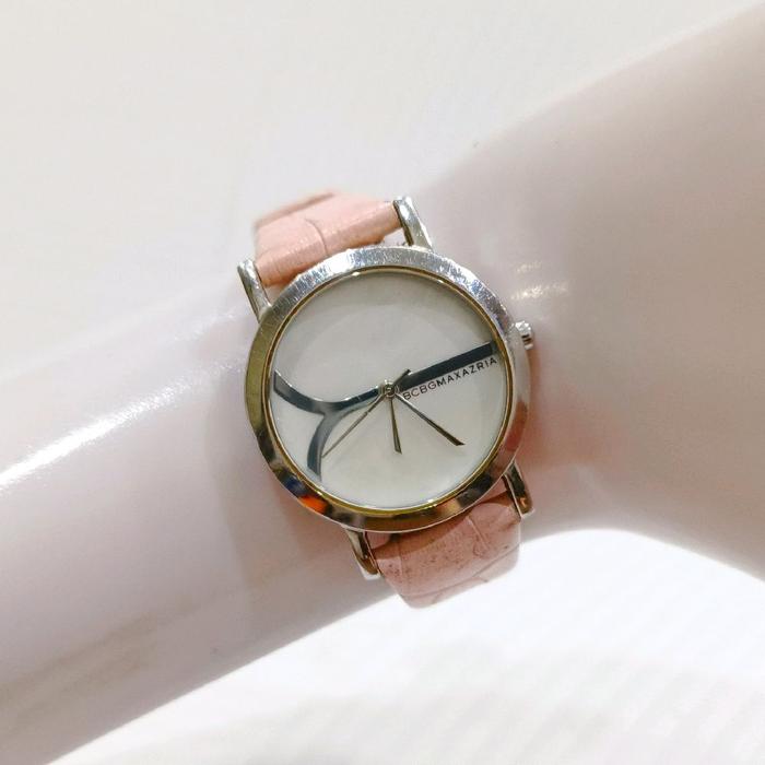Jam Tangan BCBG Max Azria Classic MOP Dial Quartz Watch Wanita Second Bekas Original Cantik Asli