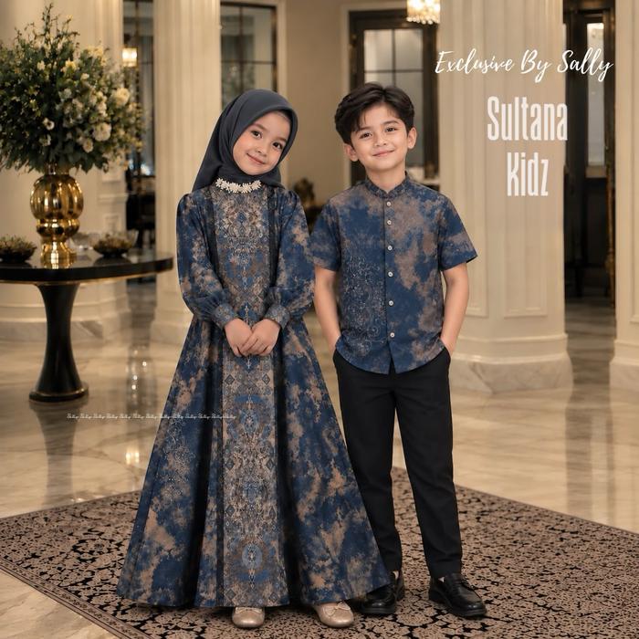 Sally Scarf- SULTANA ABSTRAK CHASMERE/GAMIS ANAK & KEMEJA KOKO ANAK