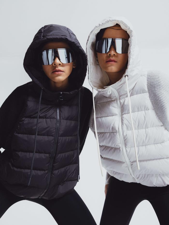 Inner Puffer Knit Women / Inner Puffer Winter Women / Coat Knit Puffer / Coat Rajut Dan Puffer Wani