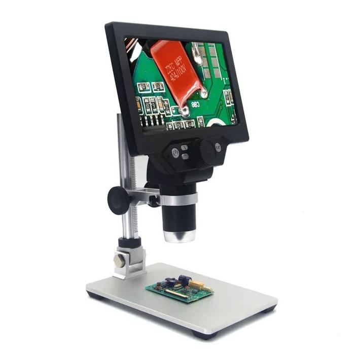 Mikroskop Digital 12MP 1200X Monitor 7 Inch with Metal Stand - G1200