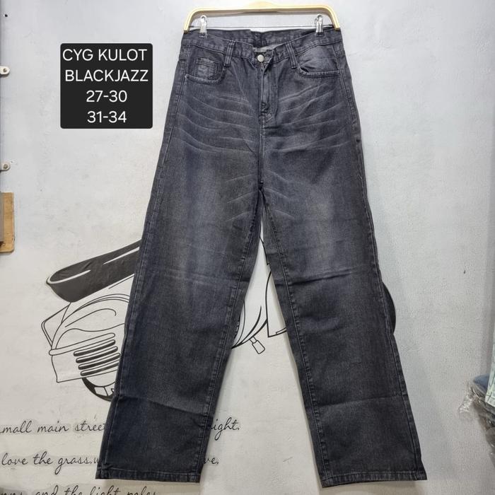 Celana Jeans Kulot Blackjaz Stretch Wanita CYG Jeans