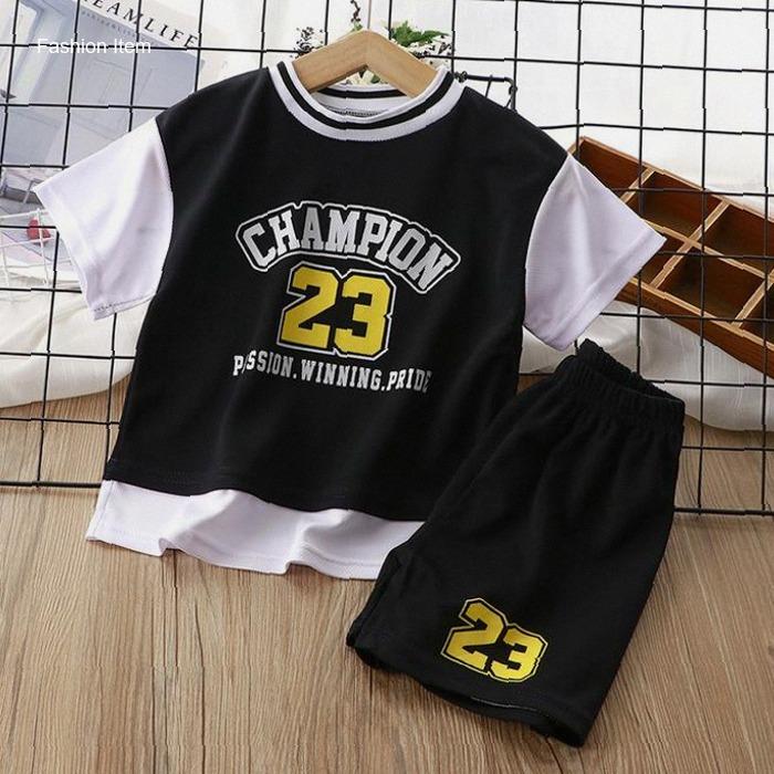 Baju Olahraga Setelan Anak / Baju Santai Anak - JSB05 | Kekinian