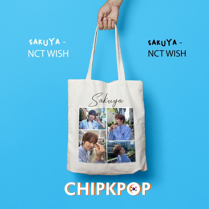 [PACKAGE SET] TOTEBAG SAKUYA NCT WISH I SAKUYA NCT WISH I NCT WISH KPOP I TOTEBAG KPOP I TOTEBAG NCT