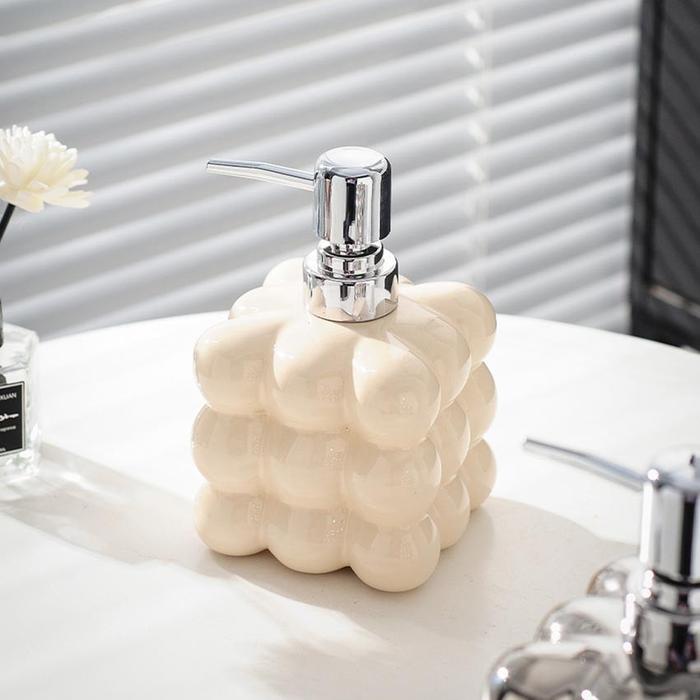 300ml Botol Sabun Cuci Tangan Estetik Keramik Aesthetic Mewah Tempat Botol Sabun Keramik / Refill Pu