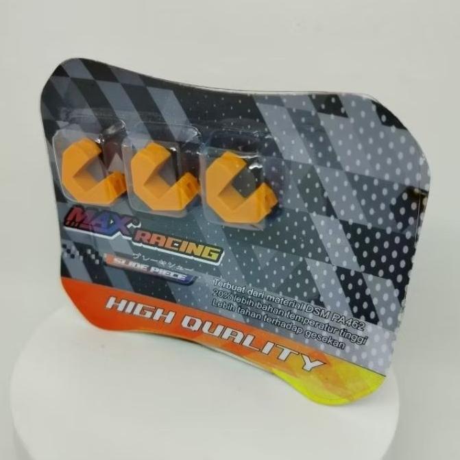 (BELI 10 BONUS 5 SET SLIDER RACING BERLAKU KELIPATAN ) SLIDER ORANGE "MAX RACING" SLIDER K81,BEAT,BE
