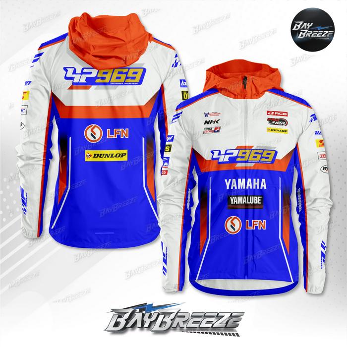 JAKET MOTOR TASLAN RACING YAMAHA LFN HP969 RACING TEAM 2025 TASLAN WATERPROOF
