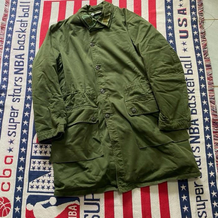 Vintage swedish army parka jacket