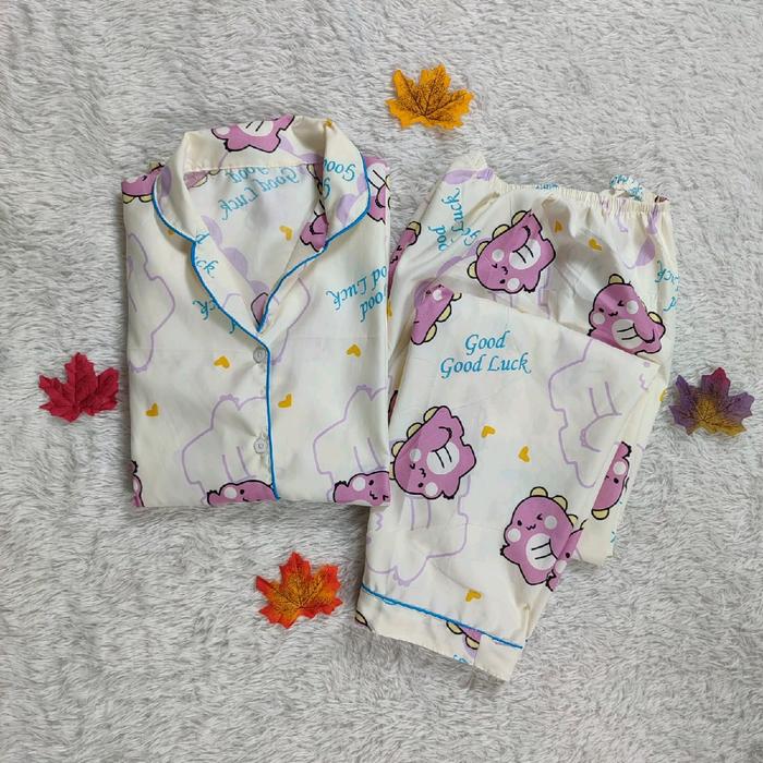 Piyama Dewasa Lengan Panjang Motif Karakter