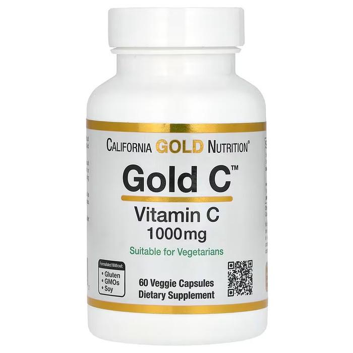 Original California Gold Nutrition Vitamin C Ascorbic Acid 1000Mg