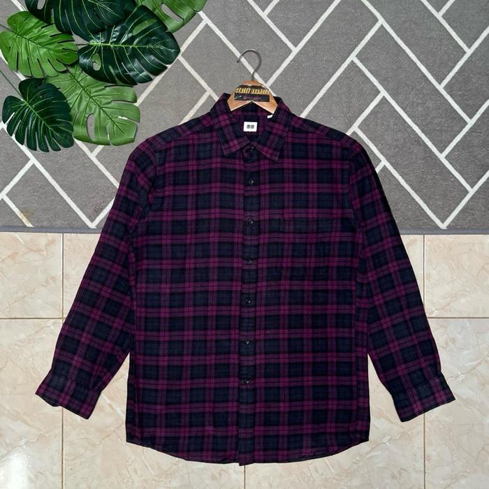 Kemeja Flannel Uniqlo | Uniqlo Kemeja Flannel | Uniqlo | Flanel Uniqlo | Uniqlo Flanel | Kemeja Uniq