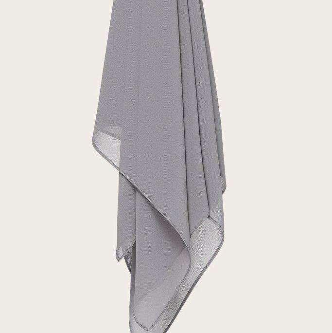 Hijab Bella Square Bahan Double Hycount    Kerudung  Segi Empat Muslim paris resmi teal woolpis nevy