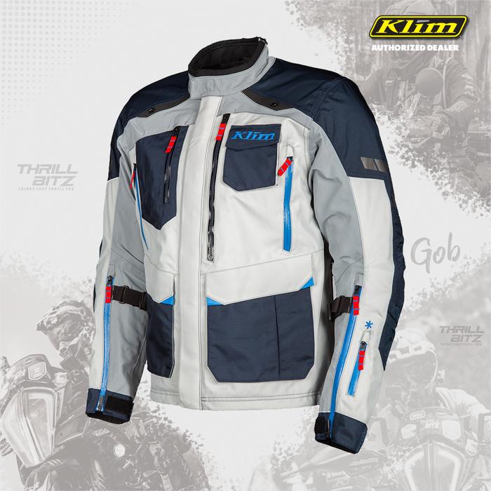 Jaket Klim Carlsbad Jacket Stealth Navy Blue Cool Gray
