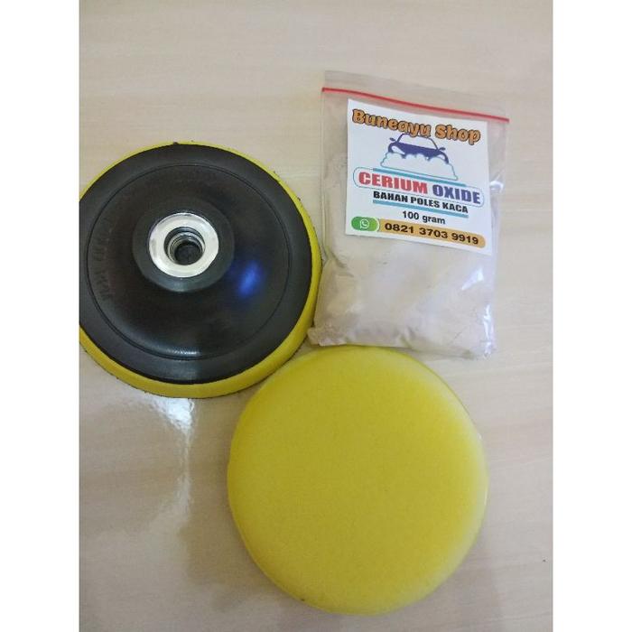 paket murah cerium oxide  penghilang baret jamur kaca