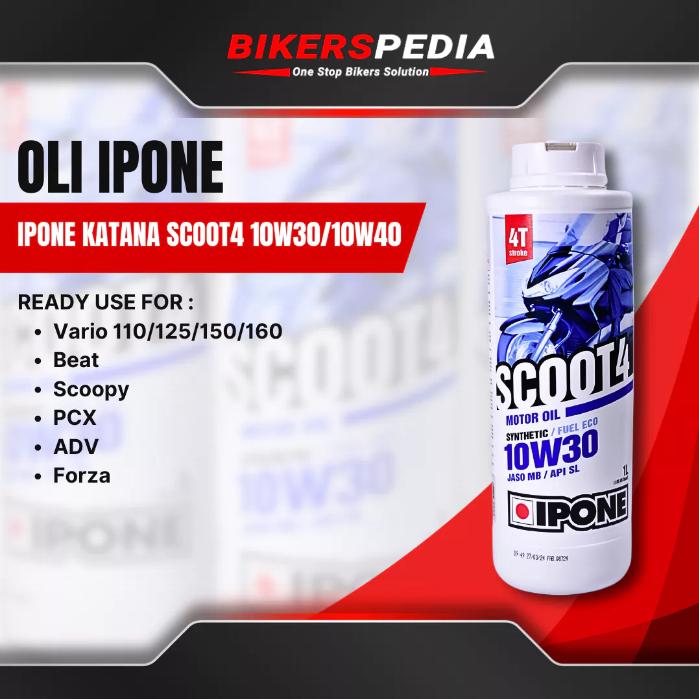 Oli Ipone Scoot 4 10W30 / Scoot 4 10W40