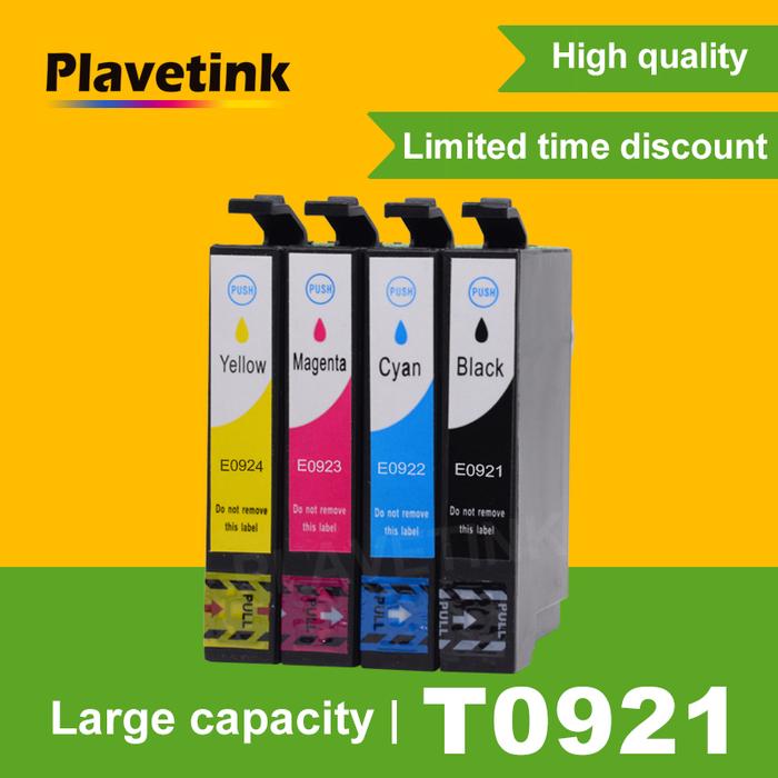 Plavetink Ink Cartridge For Epson 92 T0921 T0921N Stylus TX106 TX109