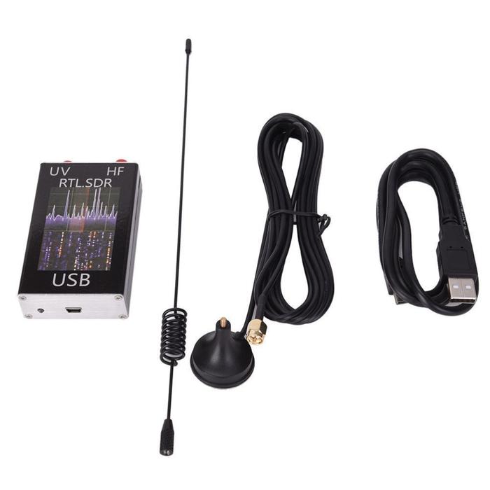 Ham Radio Receiver 100KHz-1.7GHz full Band UV HF RTL-SDR USB Tuner