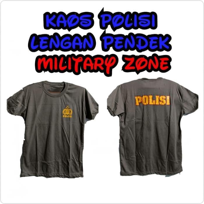 Tictac BAJU KAOS POLISI LENGAN PENDEK PDL LAPANGAN TACTICAL *