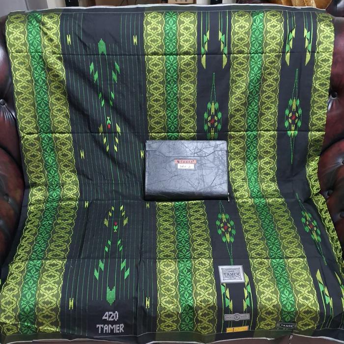 Sarung Tenun Sutra TAMER 420 Exclusive motif SSG Original