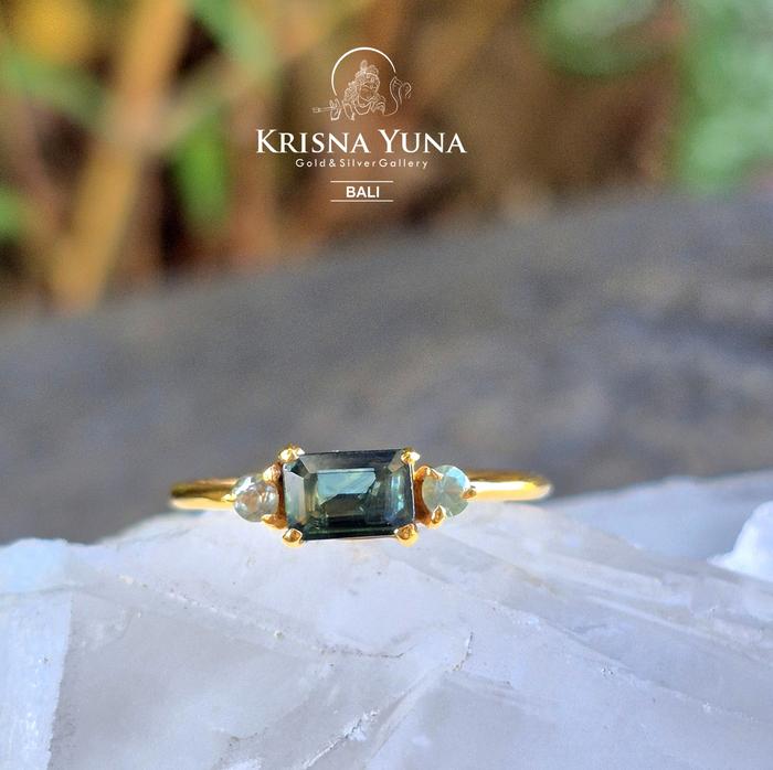 Natural Madagascar Blue Green Sapphire