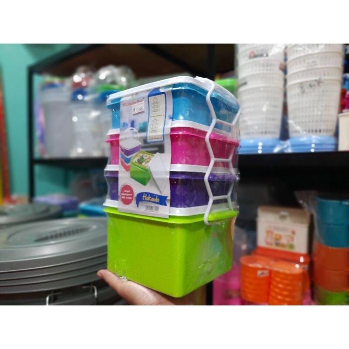 Rantang 4 Susun Hokaido Rantang Plastik 4 Susun Rantang Bekal Makanan Traveling