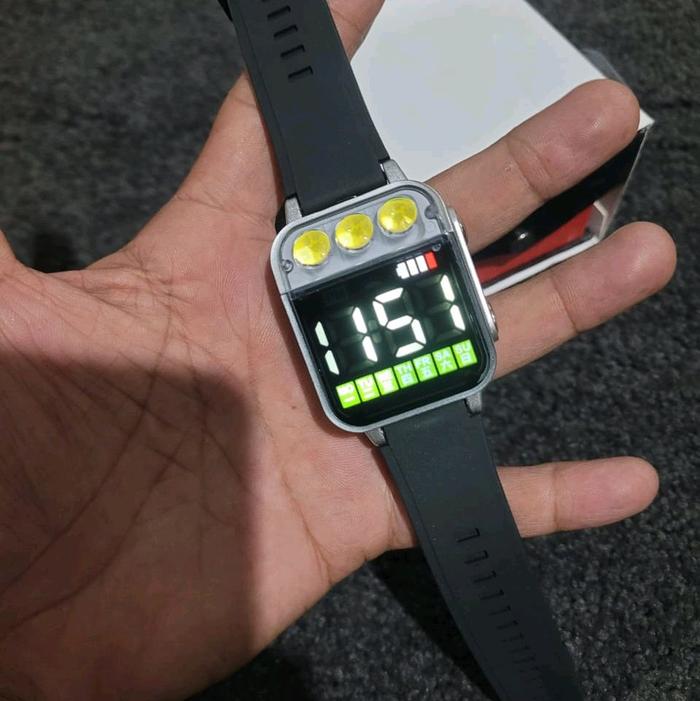 JM gear led flashing watch outdoor uk 46mm