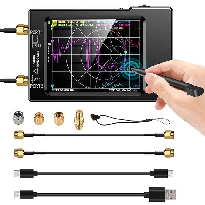 Nanovna-H Vector Network Analyzer, HF VHF UHF Antenna Analyzer