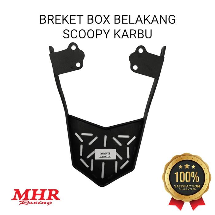 Breket Box Scoopy Karbu MHR Racing Dudukan Bagasi Belakang Motor