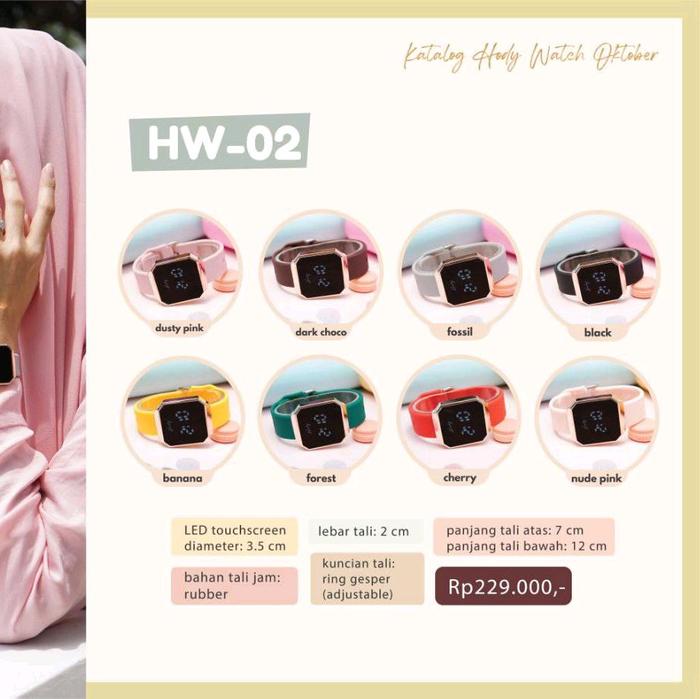 HODY WATCH 02 WARNA CHERRY BY HODY