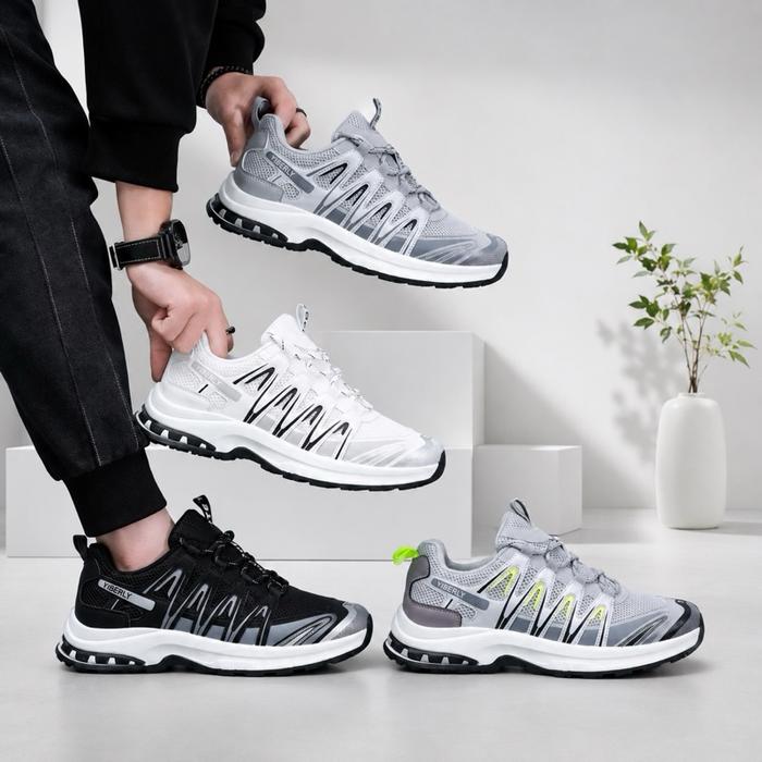 YiBERLY H/C 001 Luxury Sneakers Pria Eksklusif | Premium Sport Shoes 39-43 Casual