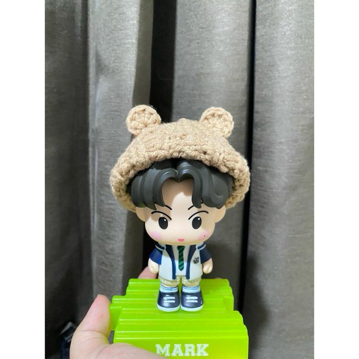 topi rajut figure nct dream | topi rajut boneka kecil