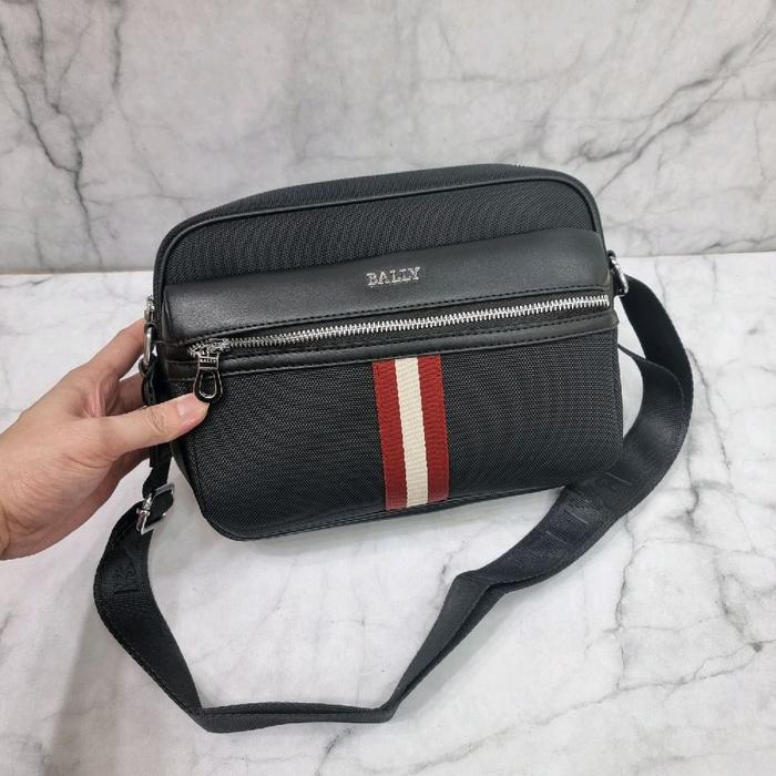 TAS SELEMPANG PRIA BALLY MENS HOBS MESSENGER BAG PREMIUM QUALITY